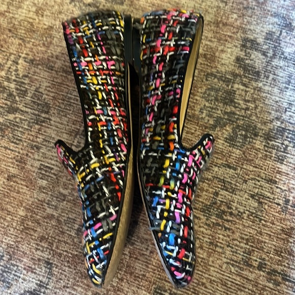J. Crew rainbow tweed loafers. - Picture 7 of 8